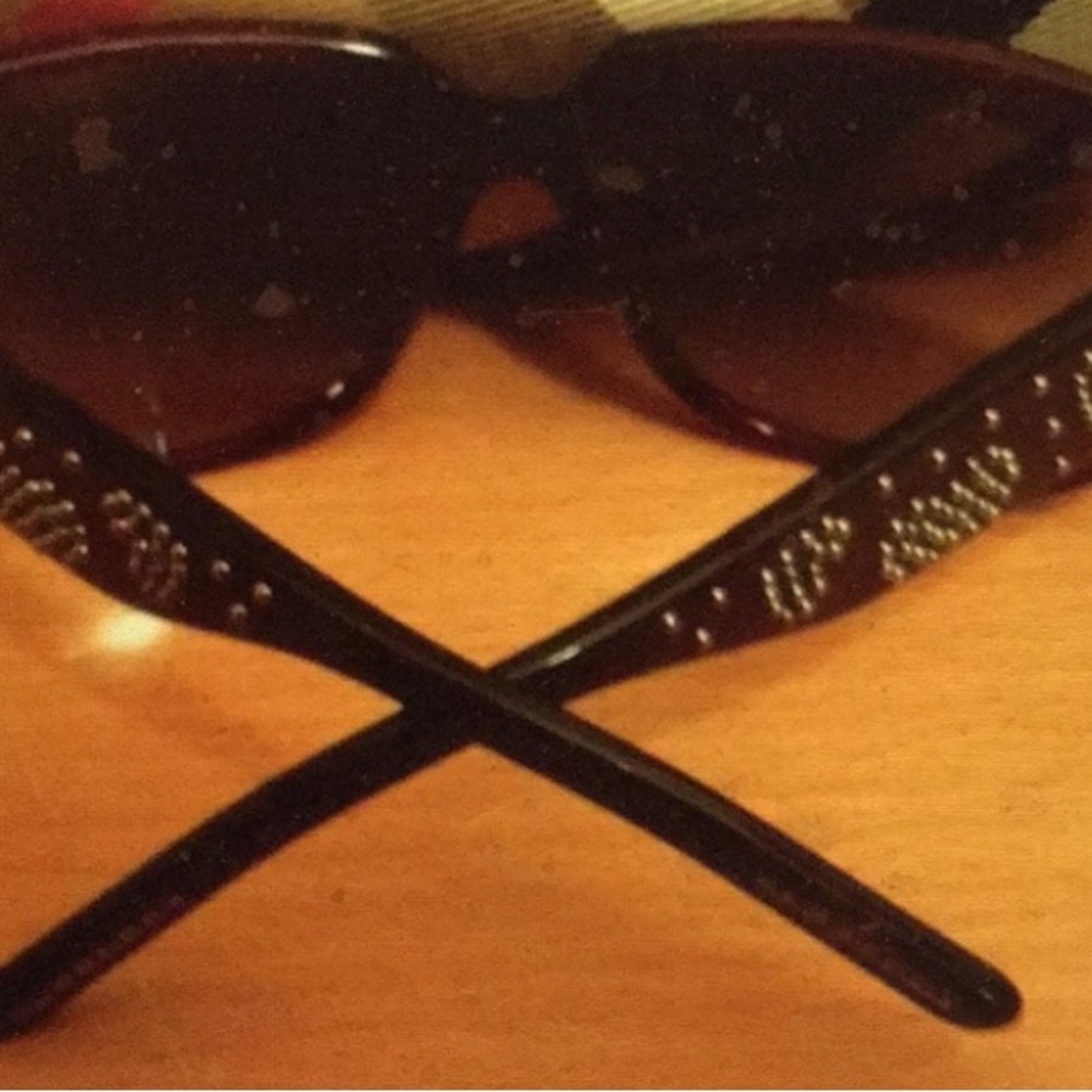 BURBERRY 4096 3014/11 STUDDED OVERSIZED SUNGLASSES